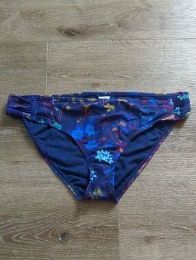 NWT Title Nine Bikini Bottom Midnight Garden Size XL